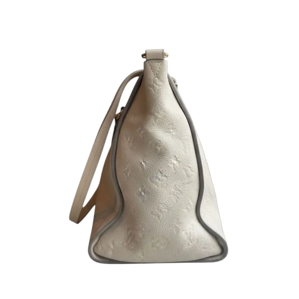 Louis Vuitton Empreinte LV Monogram Leather Lumineuse PM Tote Bag Neigo Creme